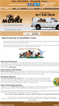 Mobile Screenshot of mobiledoggroomingandtraining.com